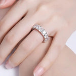 Charger l&#39;image dans la visionneuse de galerie, Cushion Cut Lab Diamond Eternity Band - LGG Jewelry
