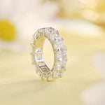 Charger l&#39;image dans la visionneuse de galerie, Cushion Cut Lab Diamond Eternity Band - LGG Jewelry
