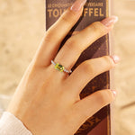 Load image into Gallery viewer, IGI Certified 1.79 Ct Emerald Cut Fancy Vivid Yellow Lab Diamond Solitaire Engagement Ring - LGG Jewelry
