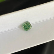 IGI Certified Cushion Cut 2.05 Ct Fancy Intense Green Lab Diamond VS1 Clarity - LGG Jewelry