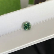IGI Certified Cushion Cut 2.22 Ct Fancy Intense Green Lab Diamond VS1 Clarity - LGG Jewelry