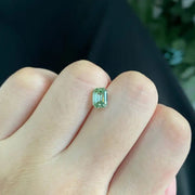 IGI Certified Emerald Cut 1.08 Ct Fancy Intense Green Lab Diamond VS1 Clarity - LGG Jewelry