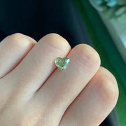 IGI Certified Heart Shape 1.37 Ct Fancy Intense Green Lab Diamond VS1 Clarity - LGG Jewelry