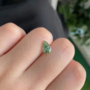 IGI Certified Pear Cut 1.02 Ct Fancy Intense Green Lab Diamond VS1 Clarity - LGG Jewelry