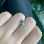 Load image into Gallery viewer, IGI Certified Pear Cut 1.28 Ct Fancy Intense Green Lab Diamond VS1 Clarity - LGG Jewelry
