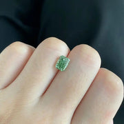 IGI Certified Radiant Cut 1.62 Ct Fancy Intense Green Lab Diamond VS1 Clarity - LGG Jewelry