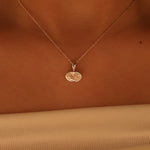 Load image into Gallery viewer, East-west 2 Ct Oval Cut Lab Diamond Bezel Pendant Necklace
