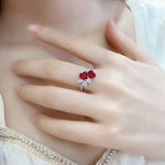 Load image into Gallery viewer, Toi Et Moi Heart Shape Engagement Ring - LGG Jewelry
