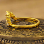 Load image into Gallery viewer, V-Shaped Graduating Round Cut Lab Diamond Enhancement Ring - LGG Jewelry
