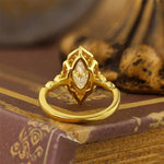 Lade Bild in die Galerieansicht, Art Deco Marquise Cut Lab Diamond Vintage Engagement Ring - LGG Jewelry
