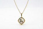 Load image into Gallery viewer, 3 Carat Old Mine Cushion Cut Pendant