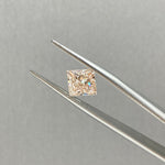 Lade Bild in die Galerieansicht, Champagne Princess Cut 2.06Ct Lab Diamond VS - LGG Jewelry