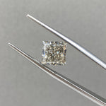 Lade Bild in die Galerieansicht, Champagne Princess Cut Lab Diamond 2.510Ct VS - LGG Jewelry