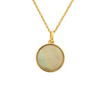 Lade Bild in die Galerieansicht, Chinese Zodiac Snake &amp; Golden Nacre Pendant Necklace - LGG Jewelry
