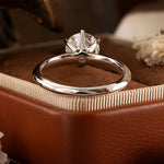 Lade Bild in die Galerieansicht, Classic 2 CT Round Cut Lab Diamond Six-Prong Engagement Ring - LGG Jewelry