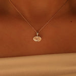 Lade Bild in die Galerieansicht, East-west 2 Ct Oval Cut Lab Diamond Bezel Pendant Necklace - LGG Jewelry