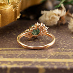 Lade Bild in die Galerieansicht, Hexagon Moss Agate Ring - LGG Jewelry