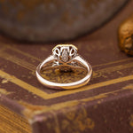 Lade Bild in die Galerieansicht, IGI Certified 1.123 Ct Fancy Vivid Yellow Radiant Cut Lab Diamond Double Halo Split Shank Engagement Ring - LGG Jewelry