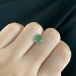 Lade Bild in die Galerieansicht, IGI Certified Cushion Cut 2.05 Ct Fancy Intense Green Lab Diamond VS1 Clarity - LGG Jewelry