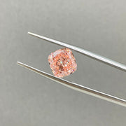 IGI Certified Cushion Cut 3.08Ct Fancy Pink Lab Diamond VS12 Clarity - LGG Jewelry