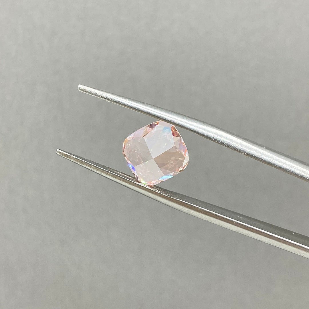 IGI Certified Cushion Cut 3.08Ct Fancy Pink Lab Diamond VS12 Clarity - LGG Jewelry