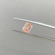 IGI Certified Emerald Cut 1.75 Ct Fancy Pink Lab Diamond VS1 VG Clarity - LGG Jewelry