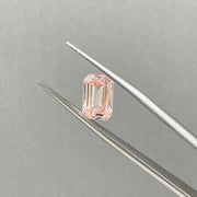 IGI Certified Emerald Cut 2.69 Ct Fancy Pink Lab Diamond VS1 Clarity - LGG Jewelry
