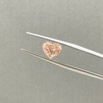 Lade Bild in die Galerieansicht, IGI Certified Heart Cut 1.31 Ct Fancy Orangy Pink Lab Diamond VS2 Clarity - LGG Jewelry