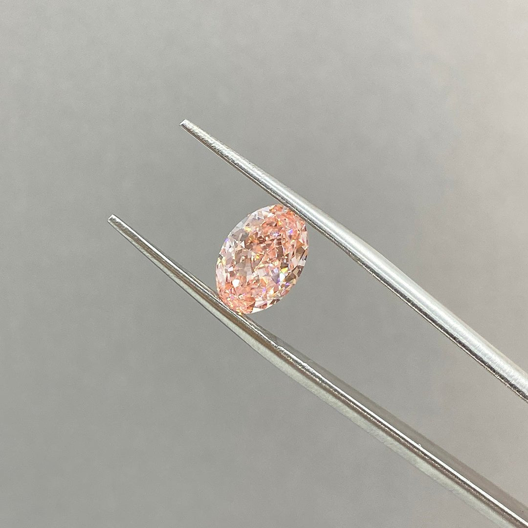 IGI Certified Oval Cut 2.52 Ct Fancy Pink Lab Diamond VS2 VG Clarity - LGG Jewelry