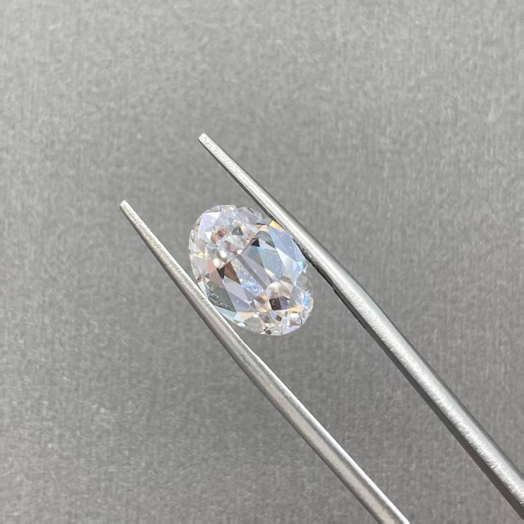 IGI Certified Oval Cut OMC 5.06 Ct Lab Diamond E VG VS2 Clarity - LGG Jewelry