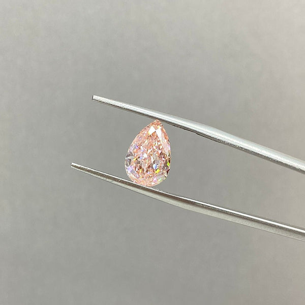 IGI Certified Pear Cut 2.26 Ct Fancy Pink Lab Diamond VS1 Clarity - LGG Jewelry