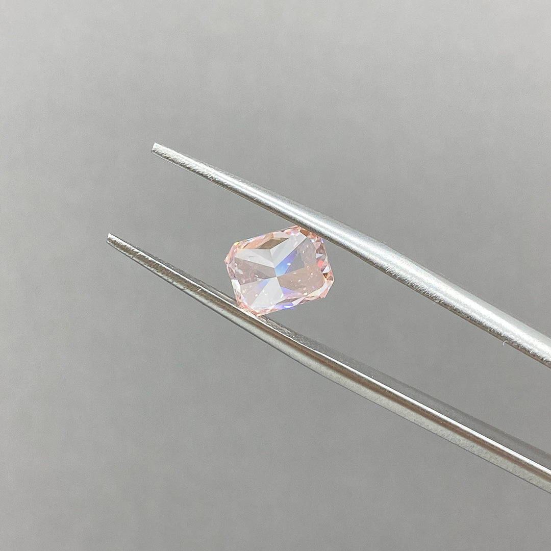 IGI Certified Radiant Cut 1.68 Ct Fancy Pink Lab Diamond VS1 VG Clarity - LGG Jewelry