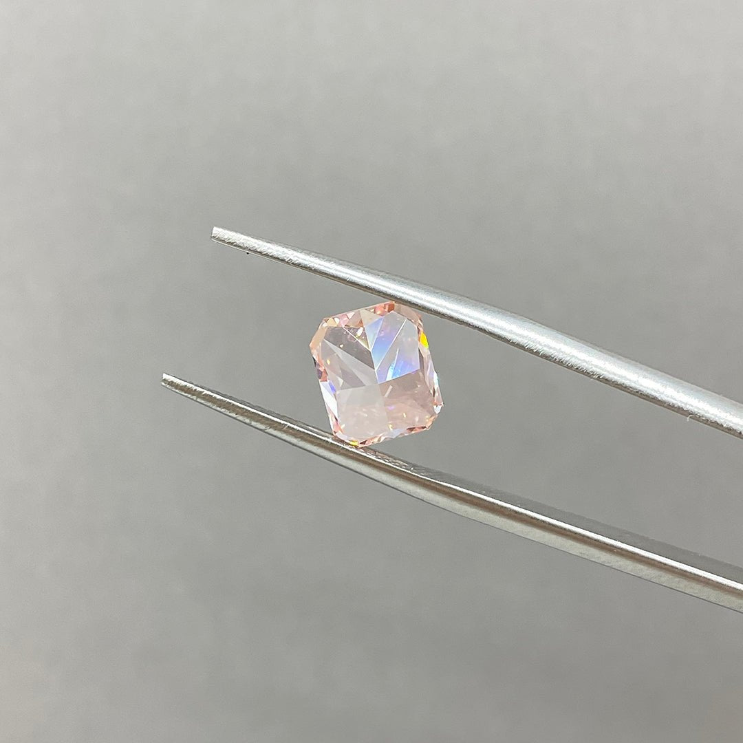 IGI Certified Radiant Cut 2.51 Ct Fancy Pink Lab Diamond VS1 VG Clarity - LGG Jewelry