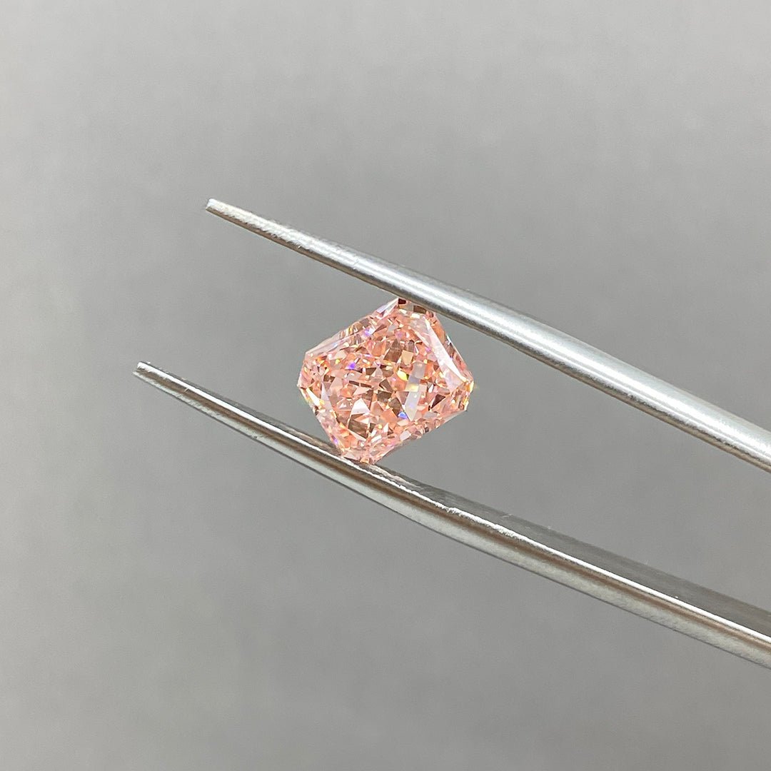 IGI Certified Radiant Cut 2.51 Ct Fancy Pink Lab Diamond VS1 VG Clarity - LGG Jewelry