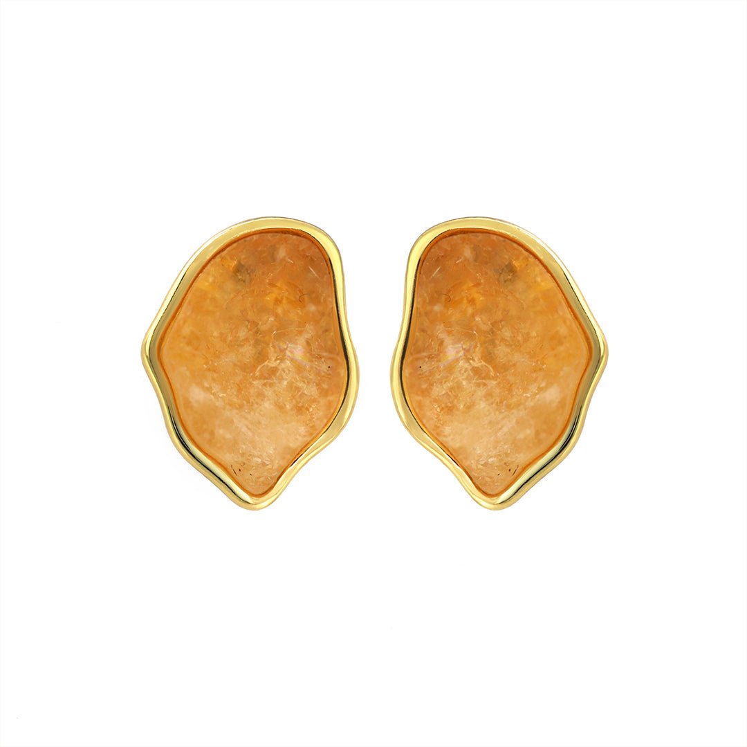 Irregular Raw Crystal Earrings - LGG Jewelry
