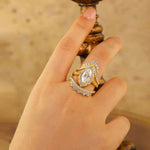 Lade Bild in die Galerieansicht, Luxury Vintage Trio Marquise Cut Lab Diamond Bridal Rings - 3pcs - LGG Jewelry