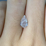 Lade Bild in die Galerieansicht, Pear Cut Lab Diamond 1.557 Ct FG VS - LGG Jewelry
