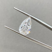 Pear Cut Lab Diamond 3.123 Ct FG VS - LGG Jewelry