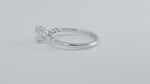 Load and play video in Gallery viewer, 1.5 CT Oval Cut Lab Diamond Bubble Band Engagement Ring
