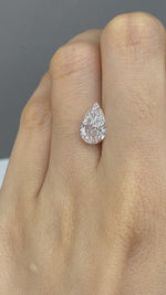 Load and play video in Gallery viewer, Pear Cut Lab Diamond 1.733CT G VS
