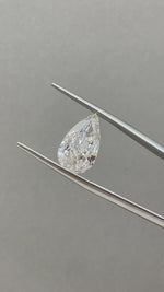 Load and play video in Gallery viewer, Pear Cut Lab Diamond 4.125 Ct G VS
