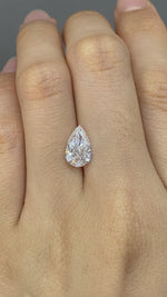 Load and play video in Gallery viewer, Pear Cut Lab Diamond 1.733CT E VS
