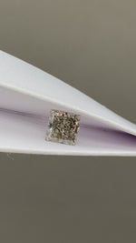 Load and play video in Gallery viewer, Champagne Princess Cut Lab Diamond 2.510Ct VS