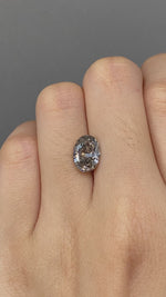 Load and play video in Gallery viewer, Champagne Oval Cut Lab Diamond 2.313 Ct VS