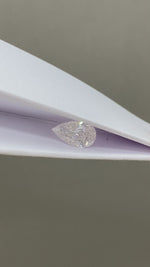 Load and play video in Gallery viewer, Pear Cut Lab Diamond 1.205CT G VS

