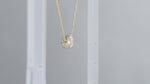 Load and play video in Gallery viewer, East-west 2 Ct Marquise Cut Lab Diamond Bezel Pendant Necklace
