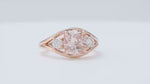 Charger et lire la vidéo dans la visionneuse de galerie, 3.09CT Pink Cushion Engagement Ring