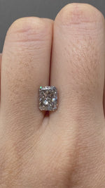 Load and play video in Gallery viewer, Champagne Radiant Cut Lab Diamond 2.207 Ct  VS