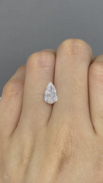Load and play video in Gallery viewer, Pear Cut Lab Diamond 1.333CT G VS
