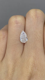 Load and play video in Gallery viewer, Pear Cut Lab Diamond 1.648CT G VS
